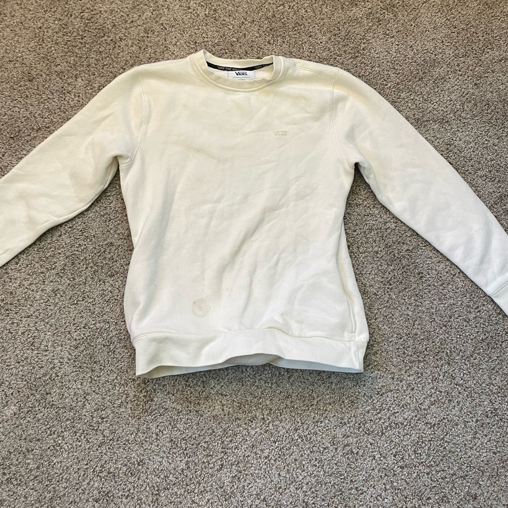 Vans comfy Cush Crewneck with minor stains